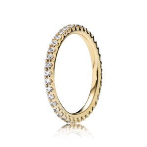 PANDORA 14-K-Gold Ring mit Zirkonia Schmucksteinen CHF 449.--