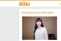 Blickpunkt KMU Magazin hat über fashionpaper.ch berichtet: Businessfashion in der FHS St. Gallen
