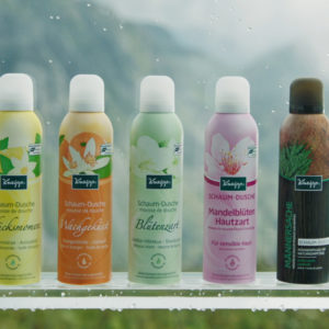 Gewinne ein Duscherlebnis von Kneipp - Schaum-Dusche