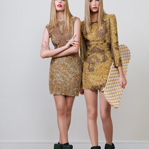 ALFREDO VILLALBA HAUTE COUTURE Kollektion Herbst/Winter 2014 – URBAN FOREST Look 1
