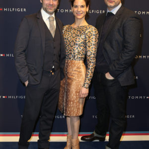 Matthias Matschke, Bibiana Beglau und Misel Maticevic - Tommy Hilfiger Berlin eröffnete Anchor Store