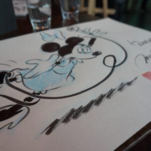 Minnie Maus von Disney Zeichner an der mbfdz