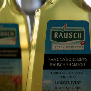 Ramona Bonbizin's Rausch Shampoo zum Blogger-Event 2014
